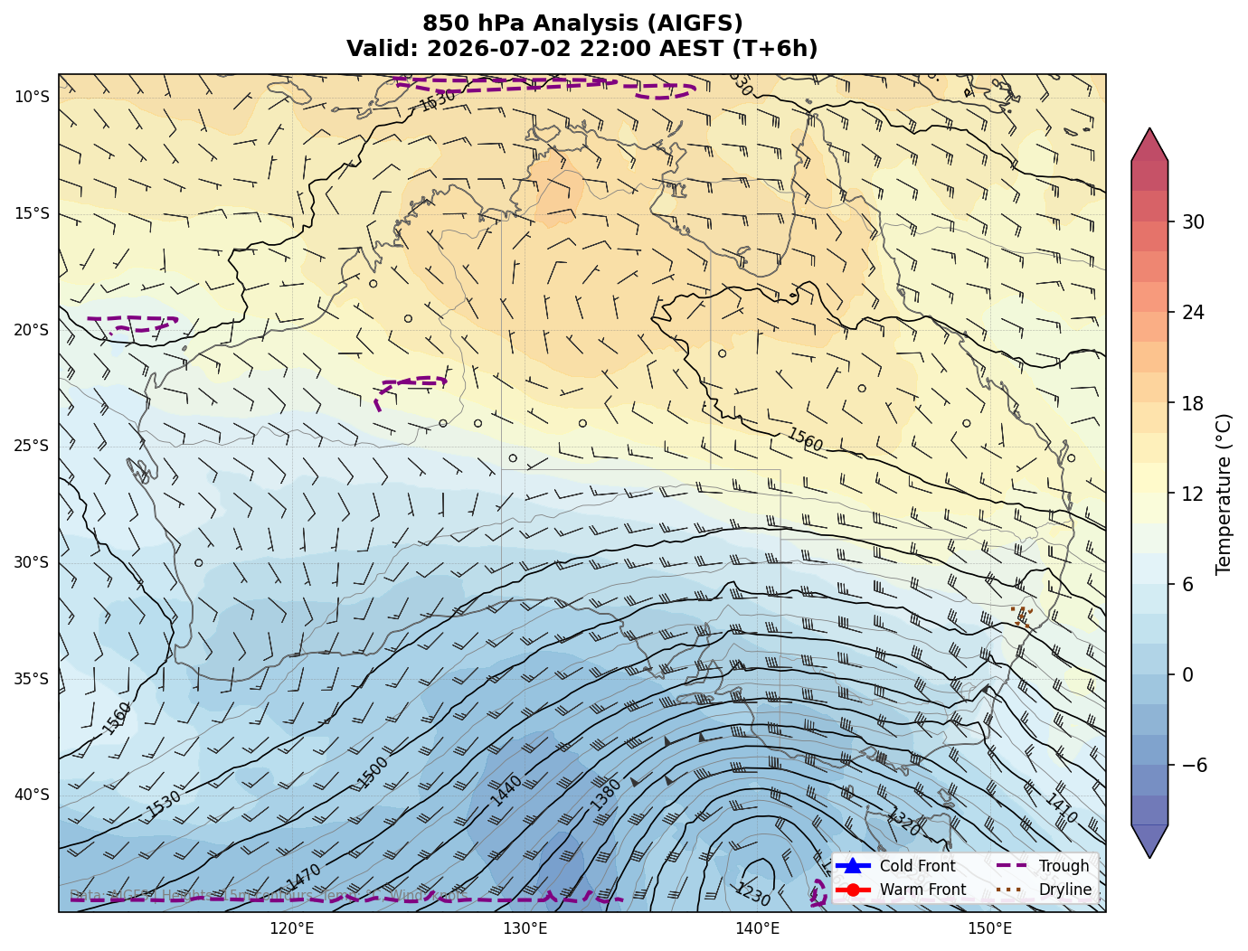 850 hPa Analysis