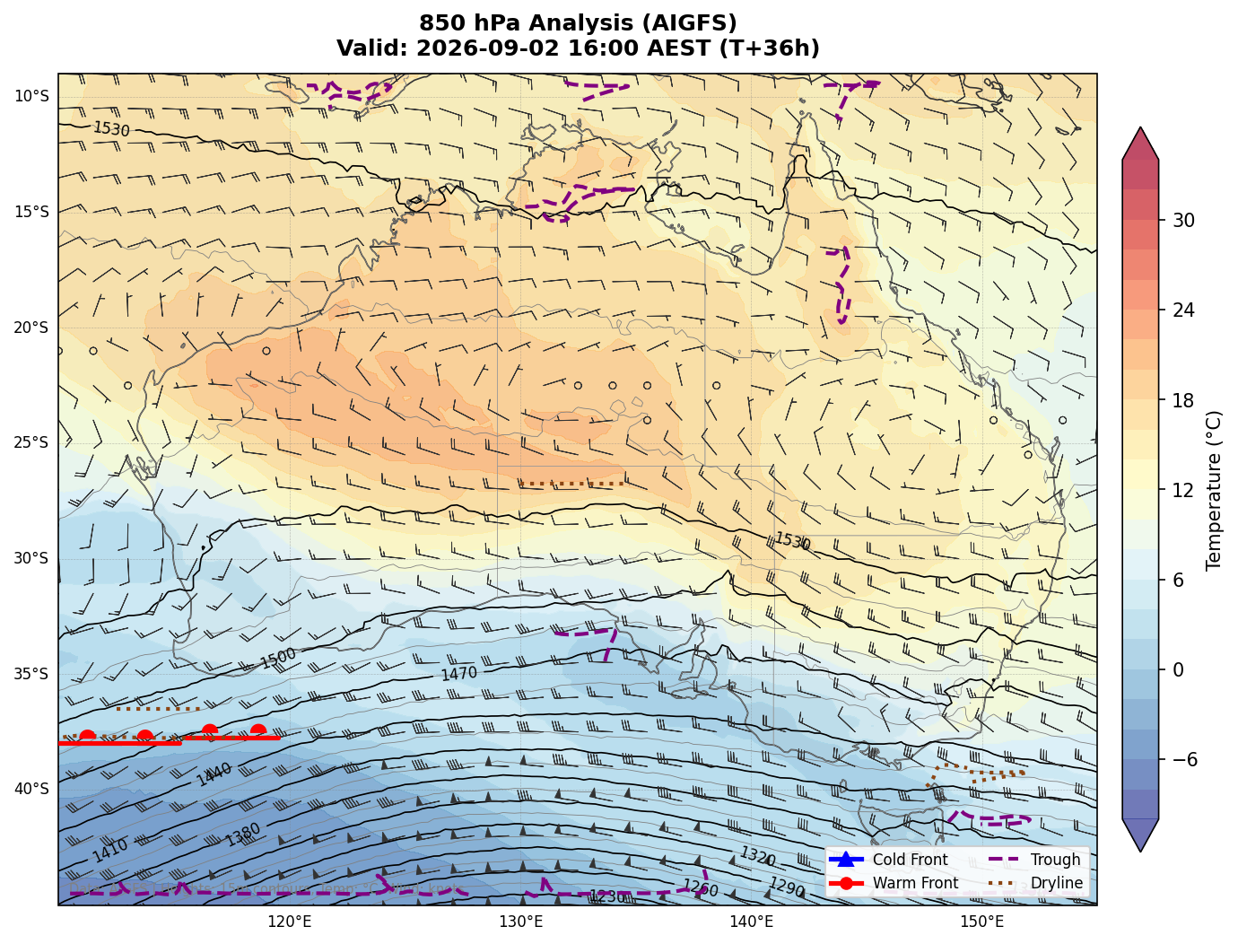 850 hPa Analysis