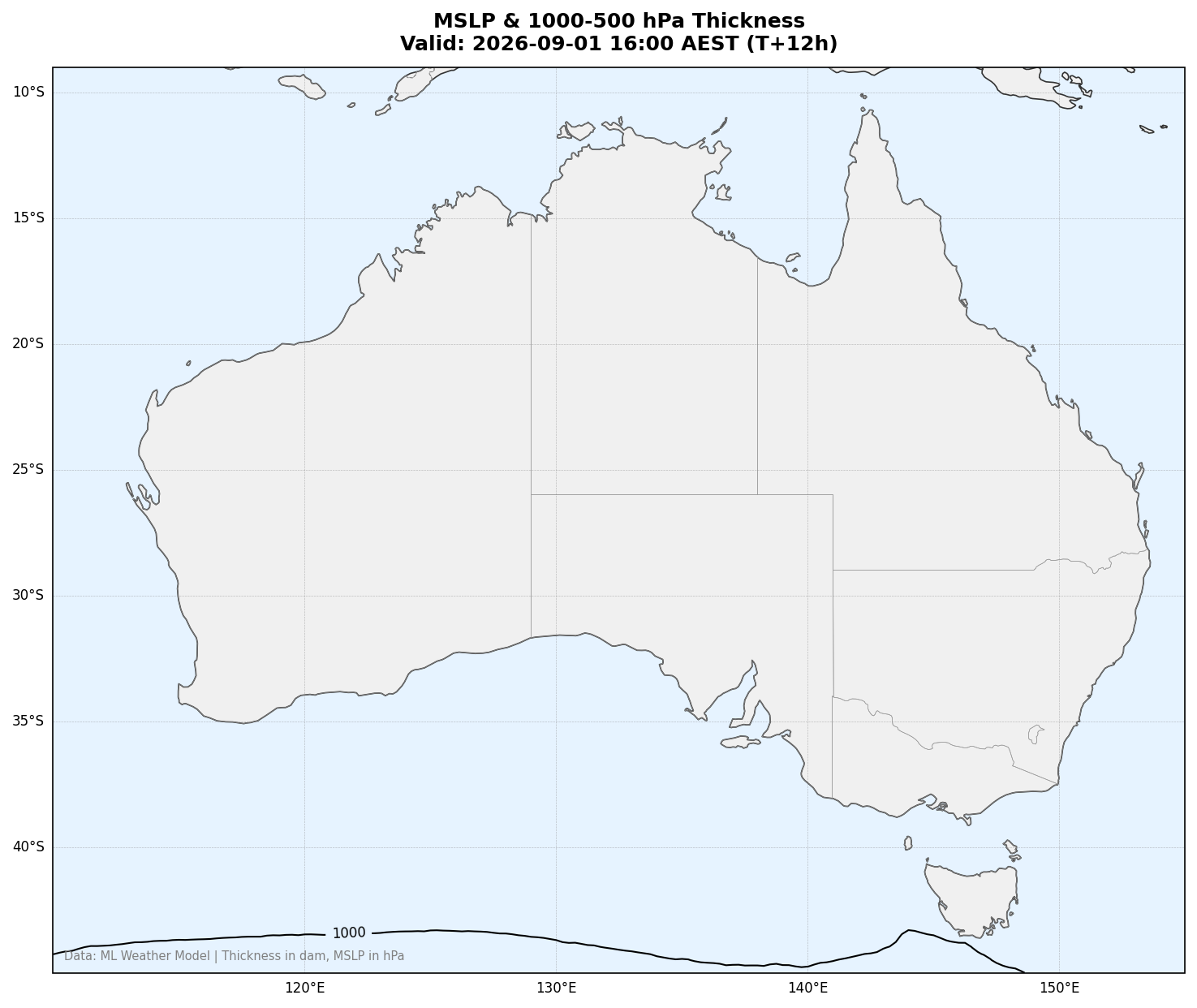 MSLP & Thickness