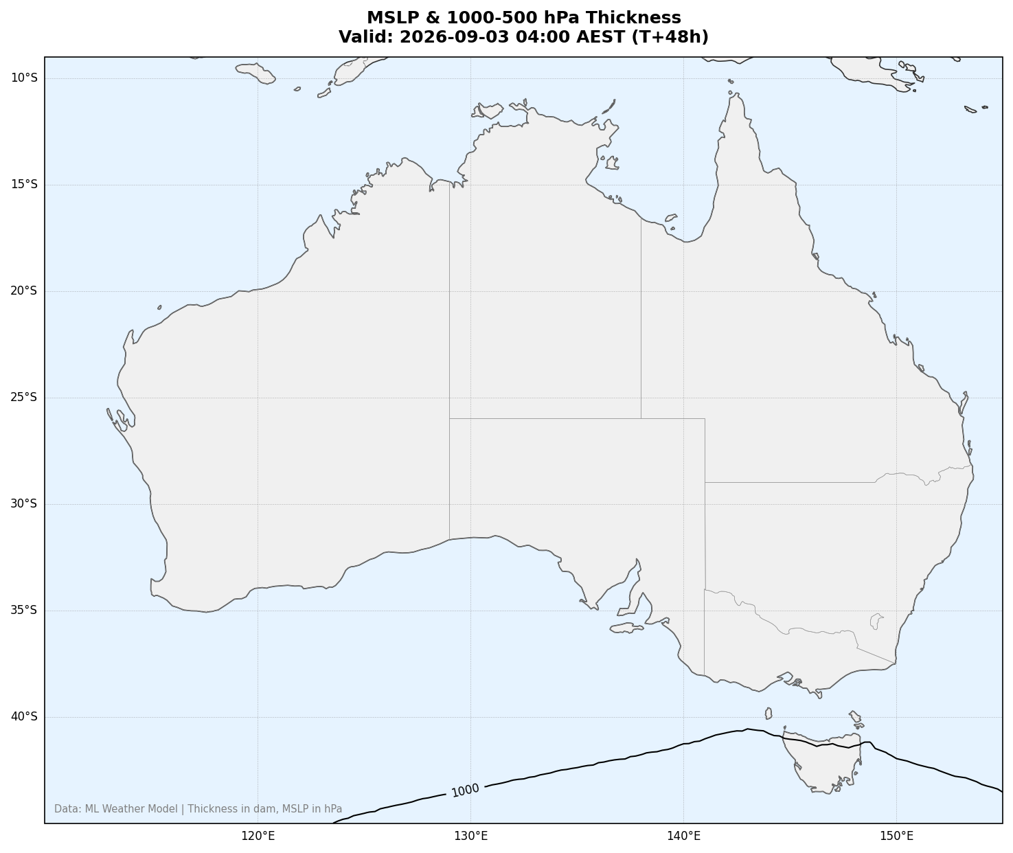 MSLP & Thickness